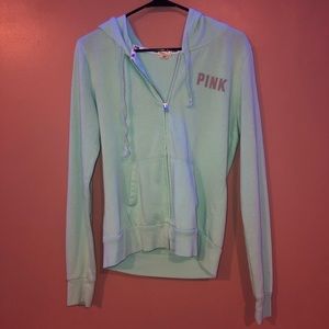Teal Pink Zip-Up